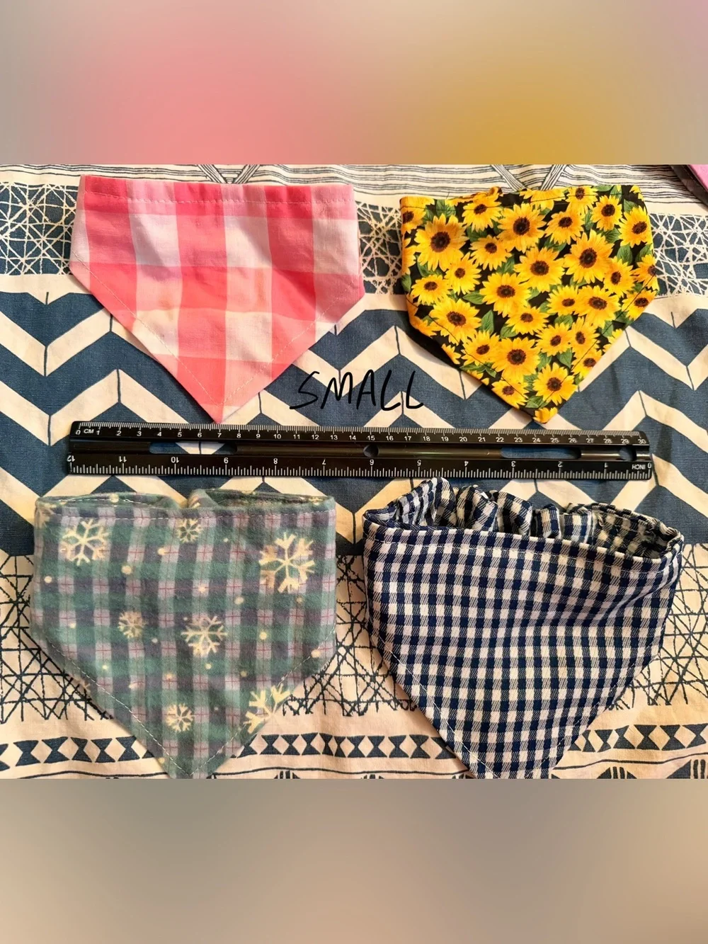Pet bandanas handmade